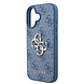 Guess Guess iPhone 16 Backcover hoesje - MagSafe - 4G Classic Logo With Strap - Blauw Guess Guess iPhone 16 Backcover hoesje - MagSafe - 4G Classic Logo With Strap - Blauw