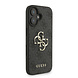 Guess Guess iPhone 16 Backcover hoesje - MagSafe - 4G Classic Logo With Strap - Zwart Guess Guess iPhone 16 Backcover hoesje - MagSafe - 4G Classic Logo With Strap - Zwart