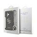 Guess Guess iPhone 16 Back cover case - MagSafe - 4G Classic Logo With Strap - Black