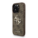 Guess Guess iPhone 16 Pro Max Back cover coque - MagSafe - 4G Classic Logo With Strap - Marron Guess Guess iPhone 16 Pro Max Back cover coque - MagSafe - 4G Classic Logo With Strap - Marron