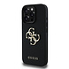 Guess Guess iPhone 16 Pro Max Back-Cover hul - Grained - Big 4G Logo - Schwarz