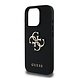 Guess Guess iPhone 16 Pro Max Backcover hoesje - Grained - Big 4G Logo - Zwart Guess Guess iPhone 16 Pro Max Backcover hoesje - Grained - Big 4G Logo - Zwart