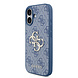 Guess Guess iPhone 17 Back-Cover hul - MagSafe - 4G Classic Logo With Strap - Blau Guess Guess iPhone 17 Back-Cover hul - MagSafe - 4G Classic Logo With Strap - Blau