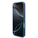 Guess Guess iPhone 17 Back cover case - MagSafe - 4G Classic Logo With Strap - Blue