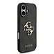 Guess Guess iPhone 17 Back cover case - MagSafe - 4G Classic Logo With Strap - Black