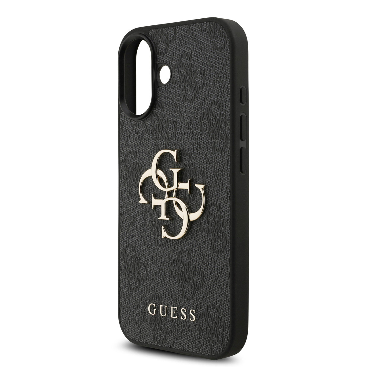 Guess Guess iPhone 17 Backcover hoesje - MagSafe - 4G Classic Logo With Strap - Zwart, foto 6 van 6