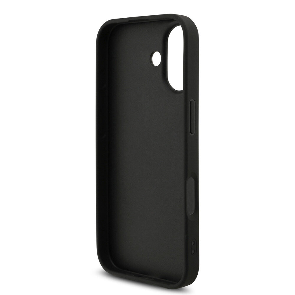 Guess Guess iPhone 17 Back cover case - MagSafe - 4G Classic Logo With Strap - Black