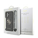 Guess Guess iPhone 17 Back cover case - MagSafe - 4G Classic Logo With Strap - Black