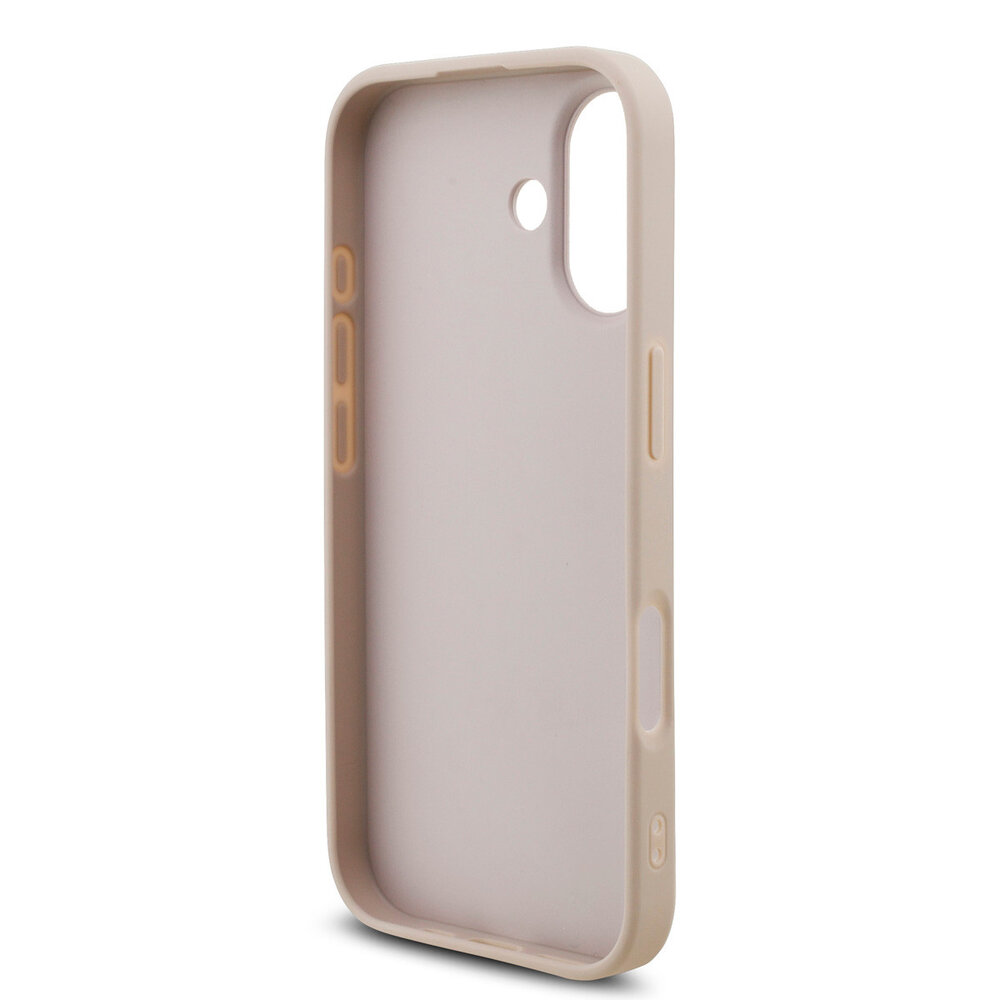 Guess Guess iPhone 17 Back cover case - MagSafe - 4G Classic Logo With Strap - Pink