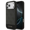 Guess Guess iPhone 17 Pro Max/iPhone 18 Pro Max Handyhülle MagSafe 4G-Streifen am unteren Rand - Grau