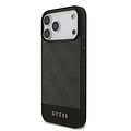 Guess Guess iPhone 17 Pro Max/iPhone 18 Pro Max Handyhülle MagSafe 4G-Streifen am unteren Rand - Grau