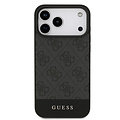 Guess Guess iPhone 17 Pro Max/iPhone 18 Pro Max Handyhülle MagSafe 4G-Streifen am unteren Rand - Grau