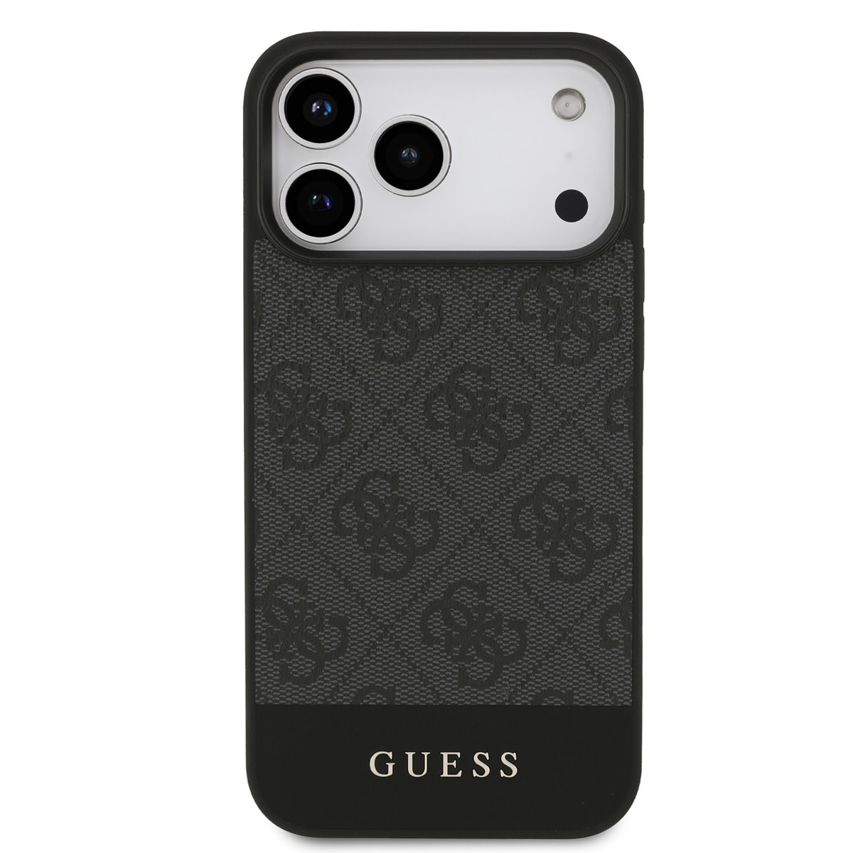 Guess Guess iPhone 17 Pro Max Backcover hoesje - MagSafe - 4G Bottom Stripes - Grijs, foto 3 van 6