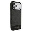 Guess Guess iPhone 17 Pro Max/iPhone 18 Pro Max Handyhülle MagSafe 4G-Streifen am unteren Rand - Grau