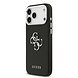 Guess Guess iPhone 17 Pro Max Back cover case - Grained - Big 4G Logo - Black