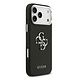 Guess Guess iPhone 17 Pro Max Back cover case - Grained - Big 4G Logo - Black