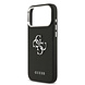 Guess Guess iPhone 17 Pro Max Back-Cover hul - Grained - Big 4G Logo - Schwarz Guess Guess iPhone 17 Pro Max Back-Cover hul - Grained - Big 4G Logo - Schwarz