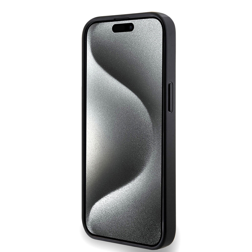 Guess Guess iPhone 14 Back-Cover hul - MagSafe - 4G Classic Logo - Schwarz