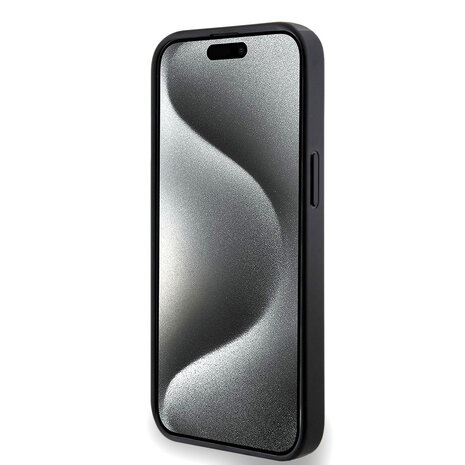 Guess Guess iPhone 14 Backcover hoesje - MagSafe - 4G Classic Logo - Zwart