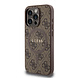 Guess Guess iPhone 15 Pro Backcover hoesje - MagSafe - 4G Classic Logo - Bruin