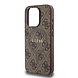 Guess Guess iPhone 15 Pro Back cover case - MagSafe - 4G Classic Logo - Brown Guess Guess iPhone 15 Pro Back cover case - MagSafe - 4G Classic Logo - Brown