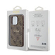 Guess Guess iPhone 15 Pro Back cover coque - MagSafe - 4G Classic Logo - Marron Guess Guess iPhone 15 Pro Back cover coque - MagSafe - 4G Classic Logo - Marron