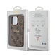 Guess Guess iPhone 15 Pro Back-Cover hul - MagSafe - 4G Classic Logo - Braun Guess Guess iPhone 15 Pro Back-Cover hul - MagSafe - 4G Classic Logo - Braun