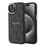 Guess Guess iPhone 15 Back cover coque - MagSafe 4G With Classic Logo - Noir Guess Guess iPhone 15 Back cover coque - MagSafe 4G With Classic Logo - Noir