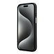 Guess Guess iPhone 15 Back cover coque - MagSafe 4G With Classic Logo - Noir Guess Guess iPhone 15 Back cover coque - MagSafe 4G With Classic Logo - Noir