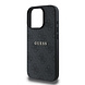 Guess Guess iPhone 15 Pro Max Back cover case - MagSafe - 4G Classic Metal Logo - Black