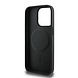 Guess Guess iPhone 15 Pro Max Back cover coque - MagSafe - 4G Classic Metal Logo - Noir