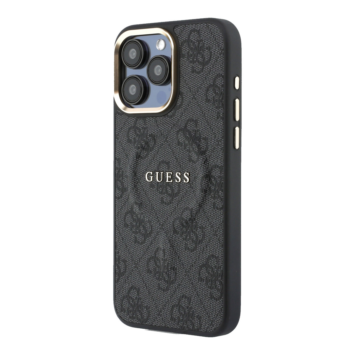 Guess Guess iPhone 15 Pro Max Backcover hoesje - MagSafe 4G With Classic Logo - Zwart, foto 2 van 6