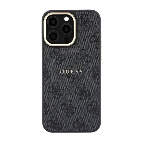 Guess Guess iPhone 15 Pro Max Back cover case - MagSafe 4G With Classic Logo - Black