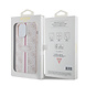 Guess Guess iPhone 15 Pro Max Backcover hoesje - MagSafe - 4G Printed Stripes - Roze