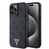 Guess Guess iPhone 15 Pro Max Backcover hoesje - MagSafe - 4G Triangle Logo - Zwart Guess Guess iPhone 15 Pro Max Backcover hoesje - MagSafe - 4G Triangle Logo - Zwart