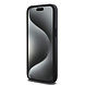 Guess Guess iPhone 15 Pro Max Back cover case - MagSafe - 4G Triangle Logo - Black