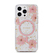 Guess Guess iPhone 15 Pro Max Back cover case - MagSafe - Resin Flowers Design - Pink