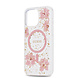 Guess Guess iPhone 15 Pro Max Back cover case - MagSafe - Resin Flowers Design - Pink