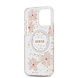 Guess Guess iPhone 15 Pro Max Back-Cover hul - MagSafe - Resin Flowers Design - Rosa