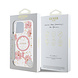 Guess Guess iPhone 15 Pro Max Back-Cover hul - MagSafe - Resin Flowers Design - Rosa