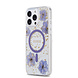 Guess Guess iPhone 15 Pro Max Back-Cover hul - MagSafe - Resin Flowers Design - Lila
