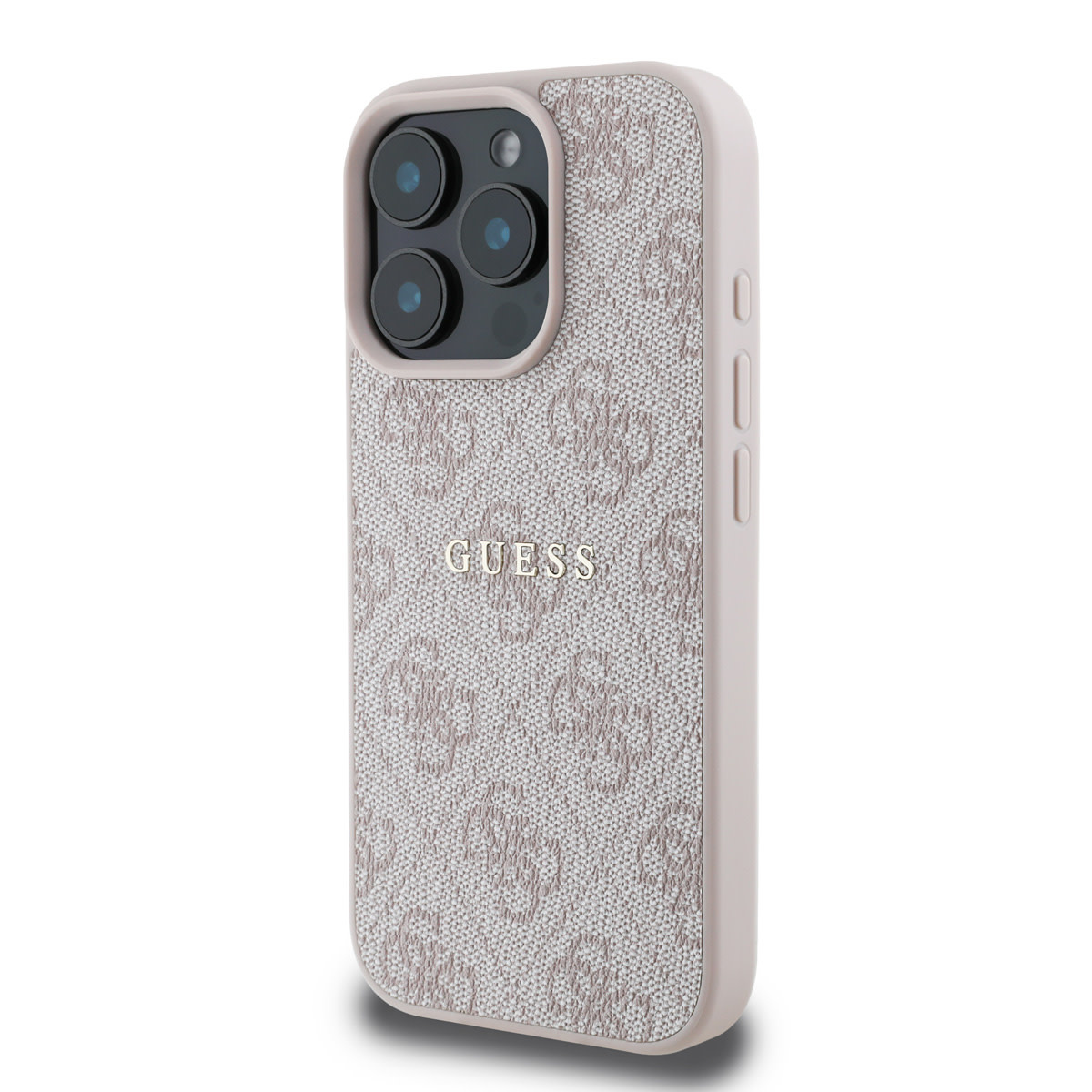 Guess Guess iPhone 16 Pro Backcover hoesje - MagSafe - 4G Classic Metal Logo - Roze, foto 2 van 6
