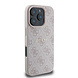 Guess Guess iPhone 16 Pro Back cover case - MagSafe - 4G Classic Metal Logo - Pink Guess Guess iPhone 16 Pro Back cover case - MagSafe - 4G Classic Metal Logo - Pink