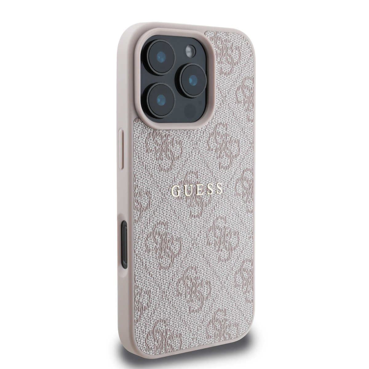 Guess Guess iPhone 16 Pro Backcover hoesje - MagSafe - 4G Classic Metal Logo - Roze, foto 3 van 6