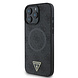 Guess Guess iPhone 16 Pro Back cover case - MagSafe - 4G Triangle Logo - Black