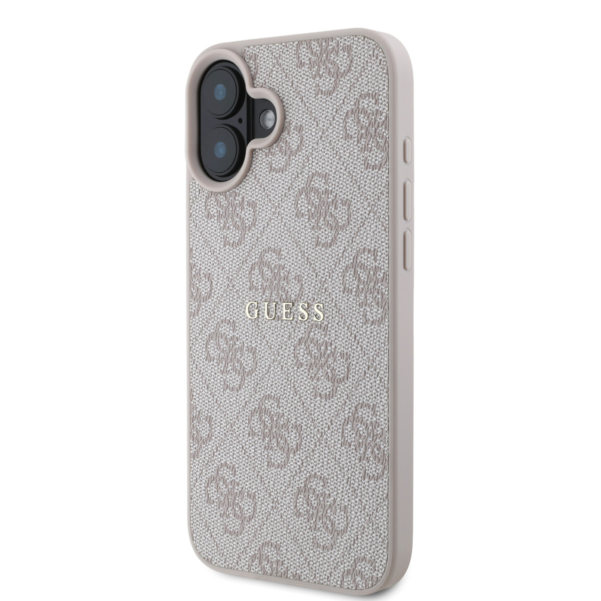 Guess Guess iPhone 16 Backcover hoesje - MagSafe - 4G Classic Metal Logo - Roze, foto 2 van 6