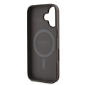 Guess Guess iPhone 16 Backcover hoesje - MagSafe - 4G Bottom Stripes - Bruin