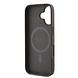 Guess Guess iPhone 16 Back-Cover hul - MagSafe - 4G Bottom Stripes - Braun