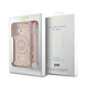 Guess Guess iPhone 16 Backcover hoesje - MagSafe IML - Pearl Strap & Electroplated Flower Design - Roze Guess Guess iPhone 16 Backcover hoesje - MagSafe IML - Pearl Strap & Electroplated Flower Design - Roze