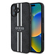 Guess Guess iPhone 16 Back cover coque - MagSafe - 4G Printed Stripes - Noir Guess Guess iPhone 16 Back cover coque - MagSafe - 4G Printed Stripes - Noir